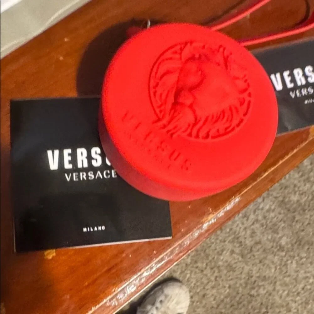 Versus Versace Women's Fire Island Lion Silicone Strap Watch 39mm Red